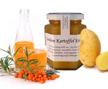 Zutaten Sandorn Kartoffeln Knoblauch Marmelade