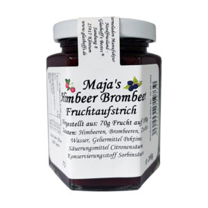 1 Glas Majas Himbeer Brombeer Fruchtaufstrich