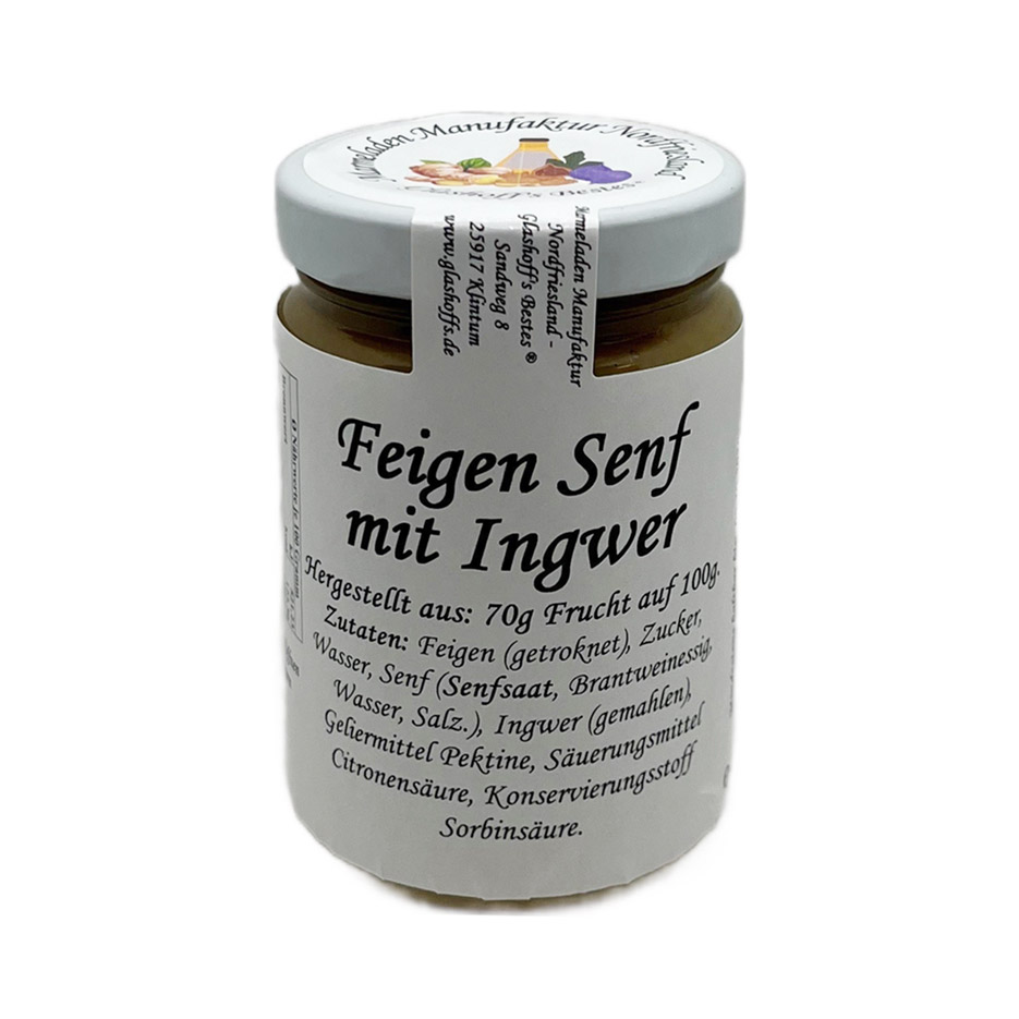 Feigen Senf mit Ingwer