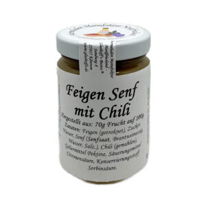 Feigen Senf mit Chili