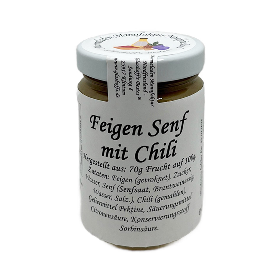 Feigen Senf mit Chili